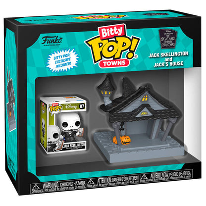 Figurine Funko POP! Bitty POP Town Disney Pesadilla Antes de Navidad Jack at Home