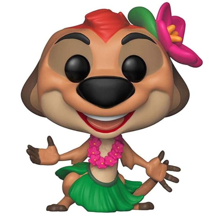 Figurine Funko POP! Disney El Rey Leon Luau Timon, vue 3