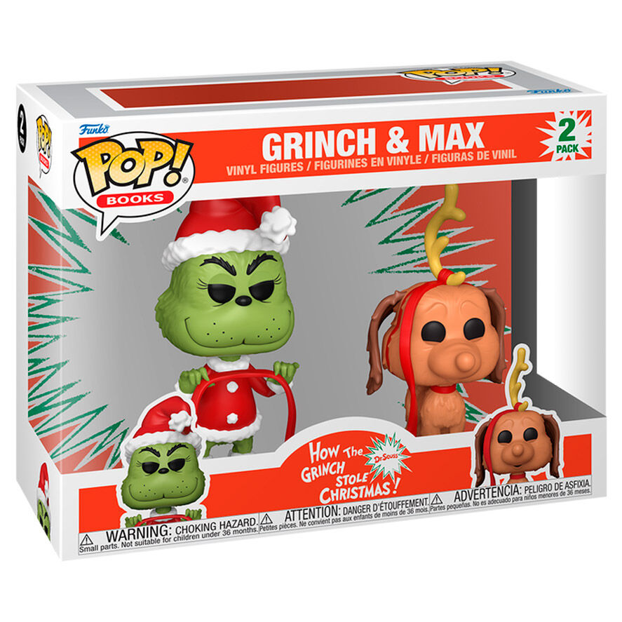 Figurine Funko POP! Blister 2 figuras POP The Grinch Grinch & Max, vue 2