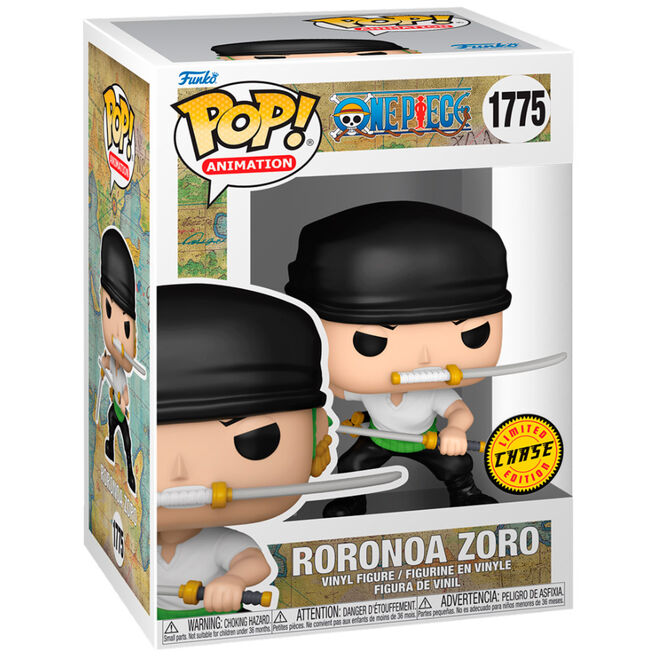 Figurine Funko POP! One Piece Roronoa Zoro 5 + 1 Chase, vue 4