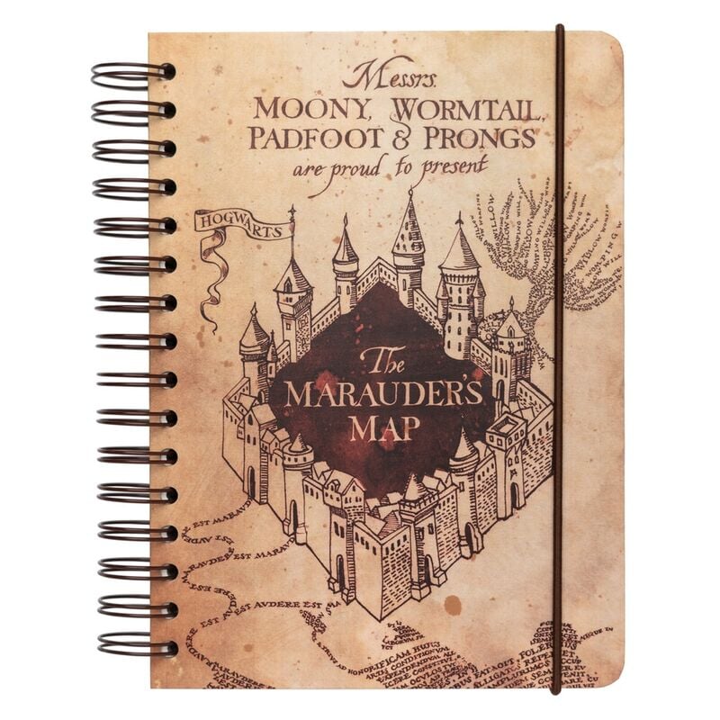 Cahier Harry Potter Marauders Map