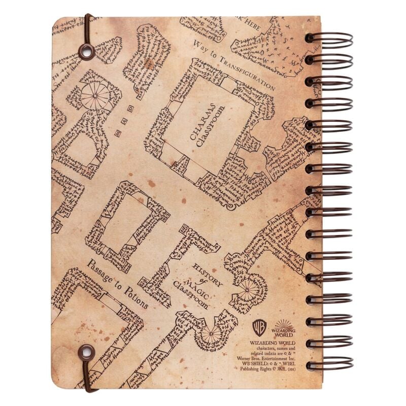 Cahier Harry Potter Marauders Map, vue 2