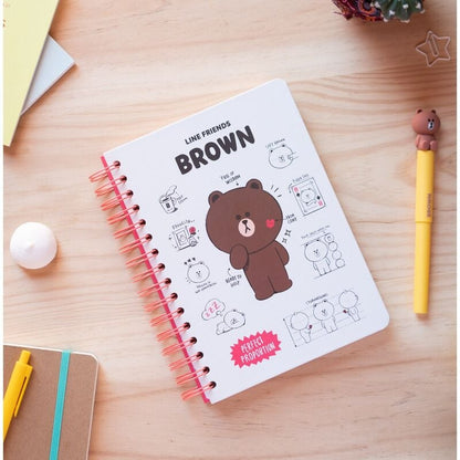 Cahier Line Friends, vue 4