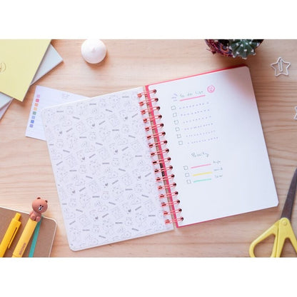 Cahier Line Friends, vue 5