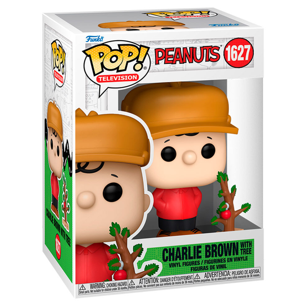 Figurine Funko POP! Peanuts Charlie Brown with Tree, vue 2
