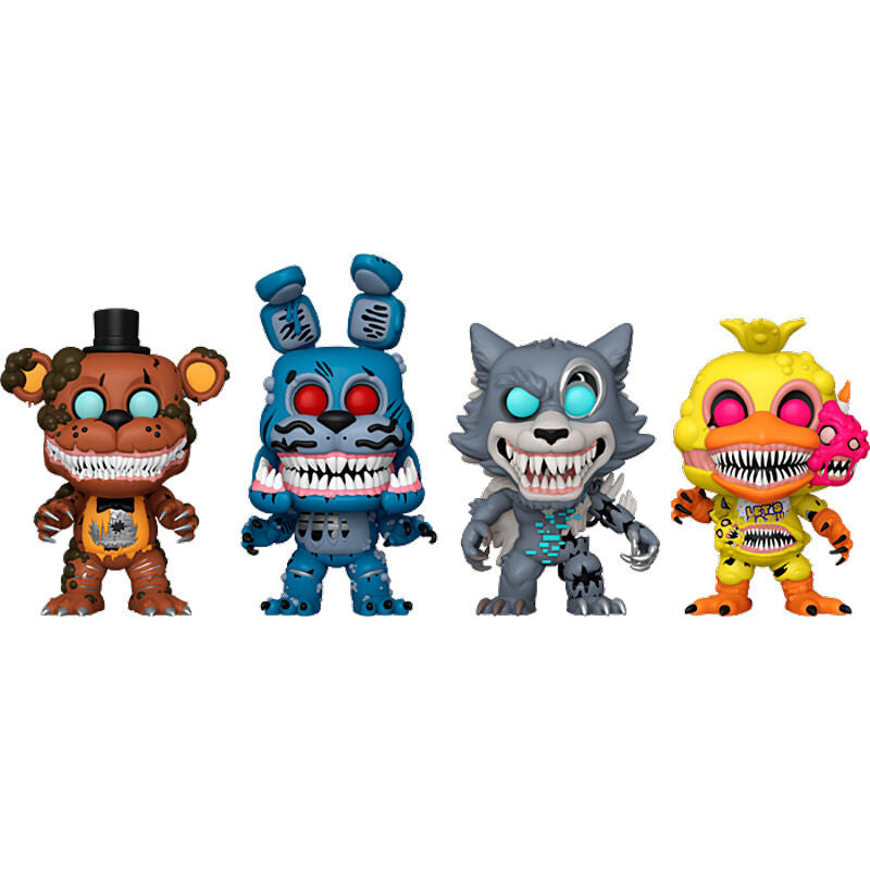 Figurine Funko POP! Blister 4 figuras POP Five Nights at Freddys Exclusive