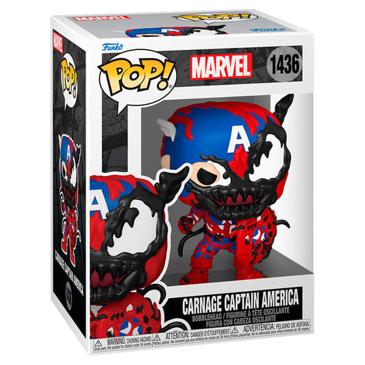 Figurine Funko POP! Marvel Carnage Capitan America