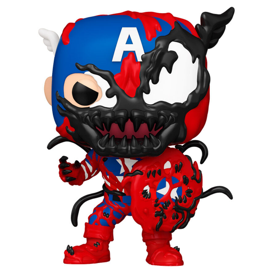 Figurine Funko POP! Marvel Carnage Capitan America, vue 2