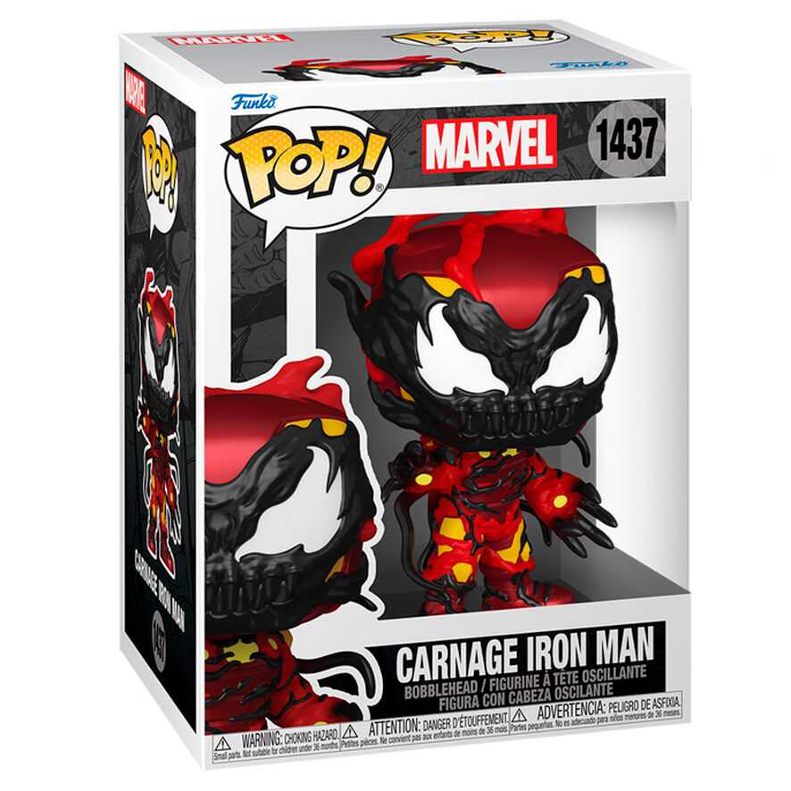 Figurine Funko POP! Marvel Carnage Iron Man, vue 2
