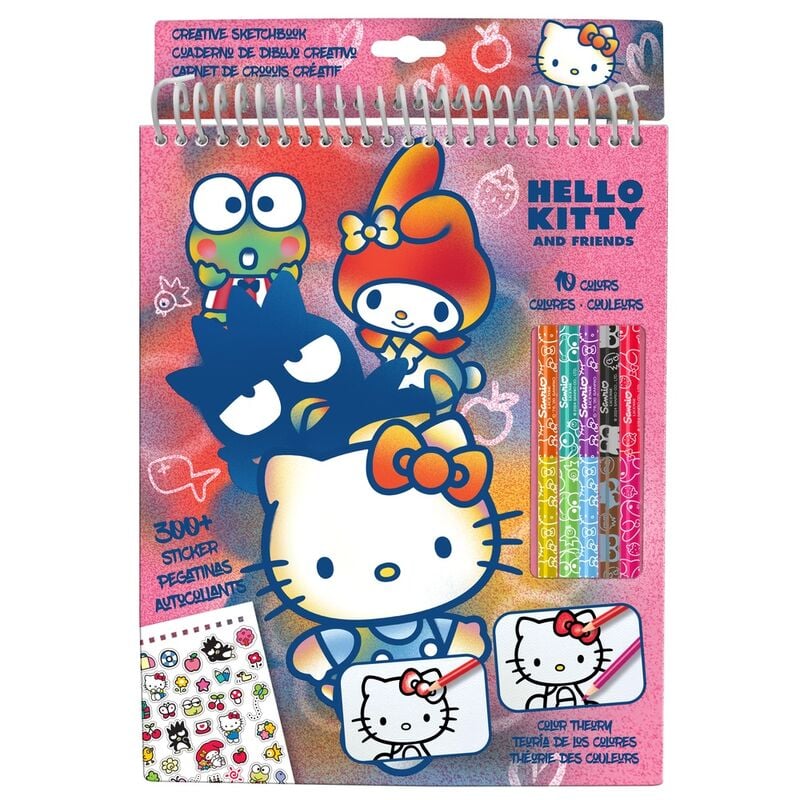 Coloriage Hello Kitty pencil