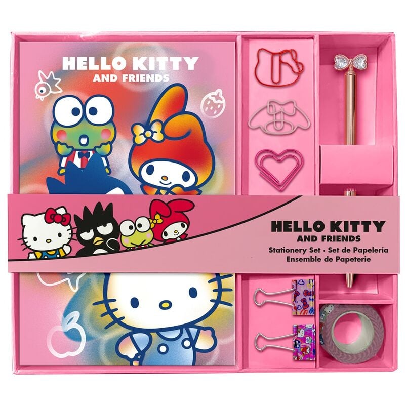 Set de papeterie Hello Kitty notebook + accessories