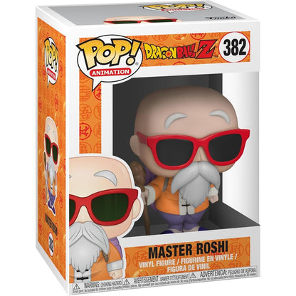 Figurine Funko POP! Dragon Ball Z Gohan Master Roshi with Staff, vue 3