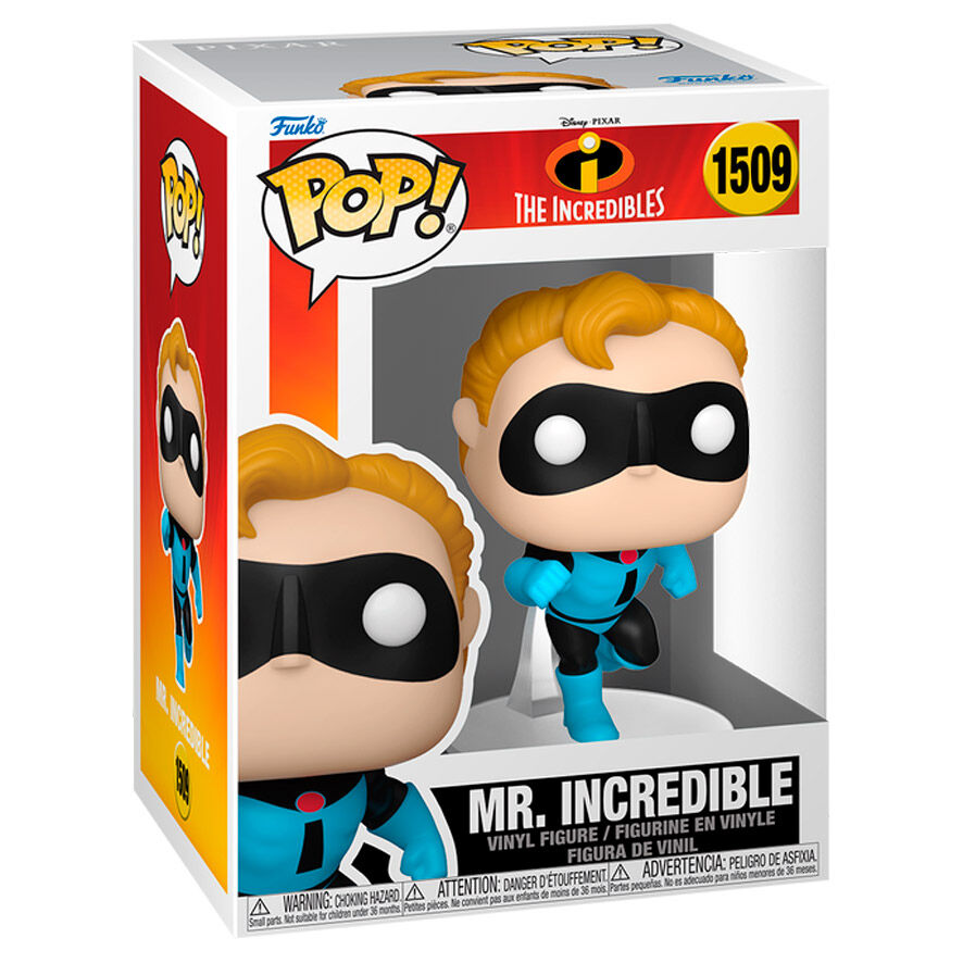 Figurine Funko POP! The Incredibles Mr. Incredible 5 + 1 Chase, vue 2