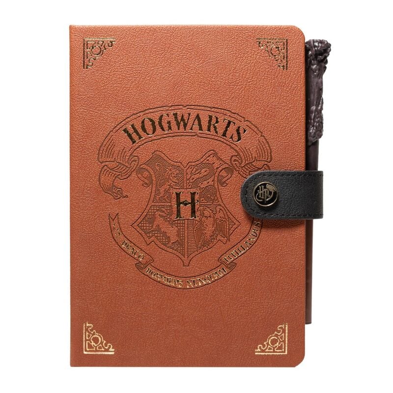 Cahier premium Harry Potter Hogwart + wand pen