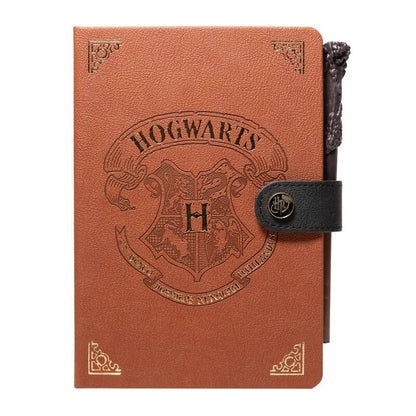 Cahier premium Harry Potter Hogwart + wand pen