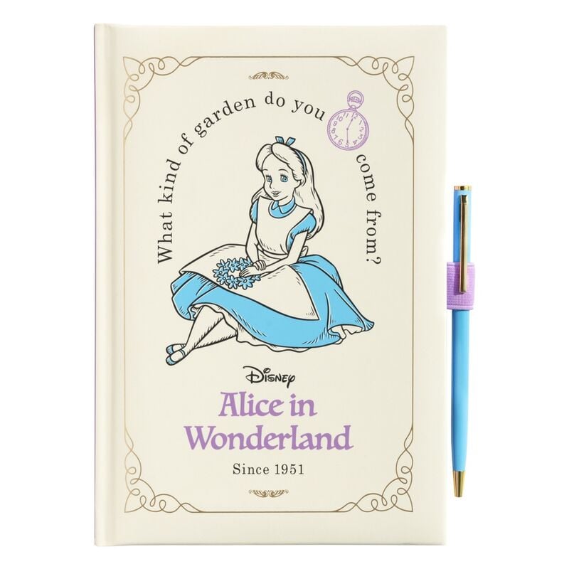 Cahier premium Disney Alice in Wonderland + pen
