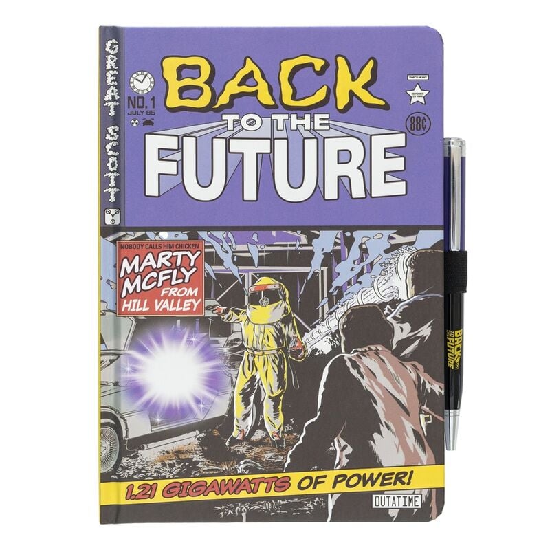 Cahier premium Back to the Future + pen