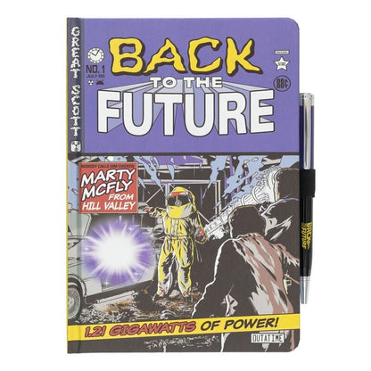 Cahier premium Back to the Future + pen