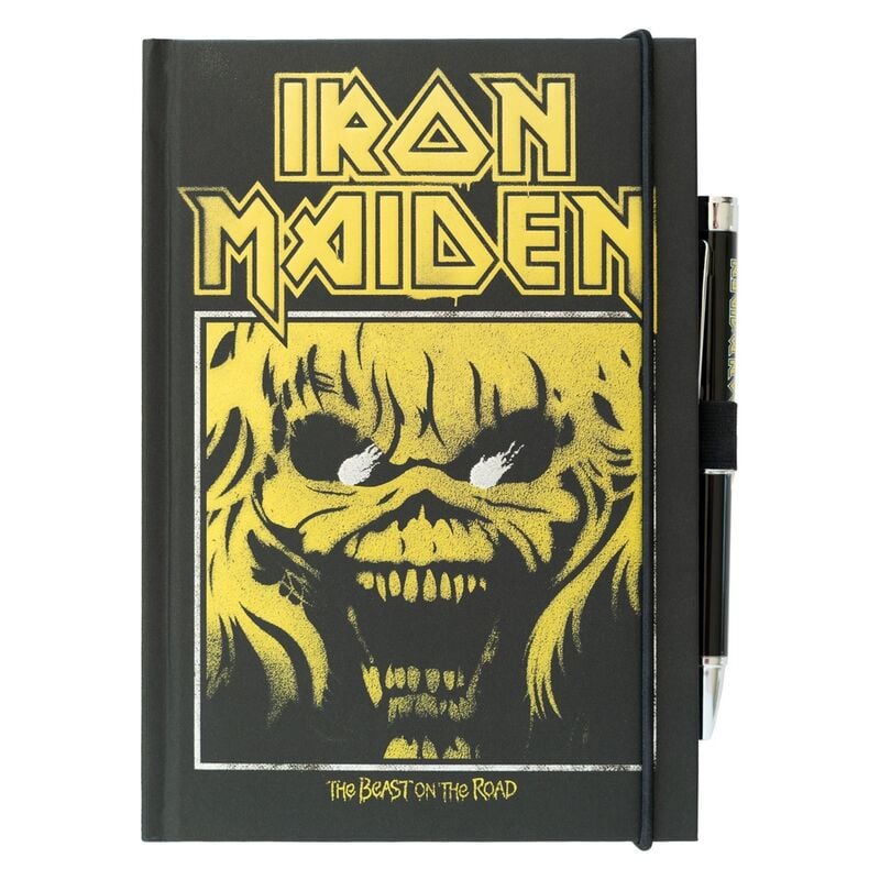 Cahier premium Iron Maiden + projector pen