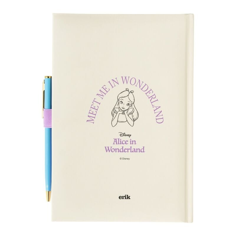 Cahier premium Disney Alice in Wonderland + pen, vue 2