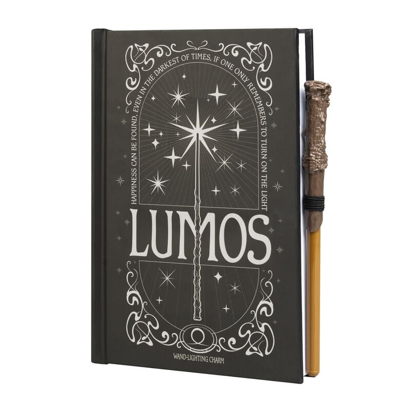 Cahier Harry Potter Lumos A5 premium led + pen, vue 2