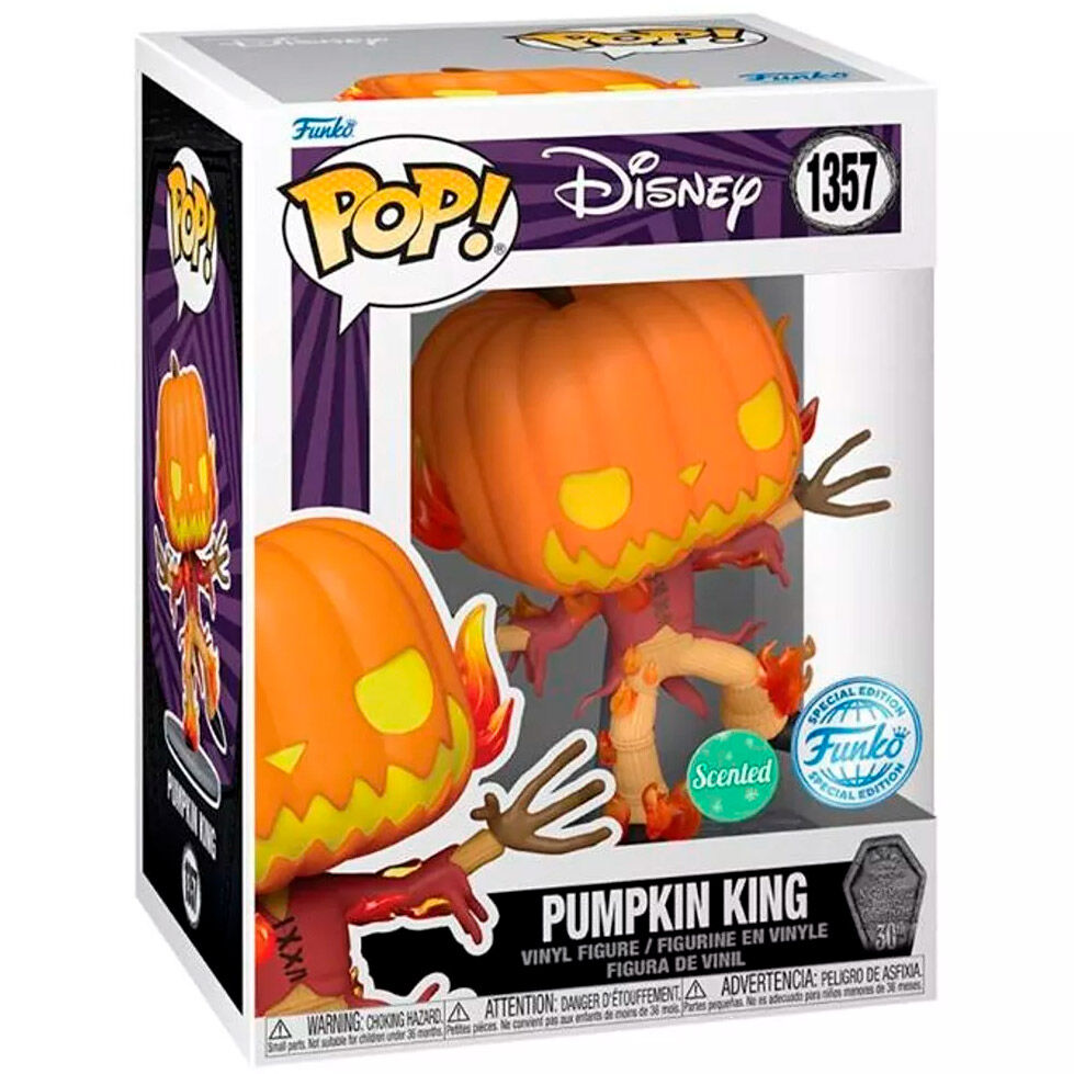 Figurine Funko POP! Disney Pesadilla antes de Navidad Pumpkin King Exclusive