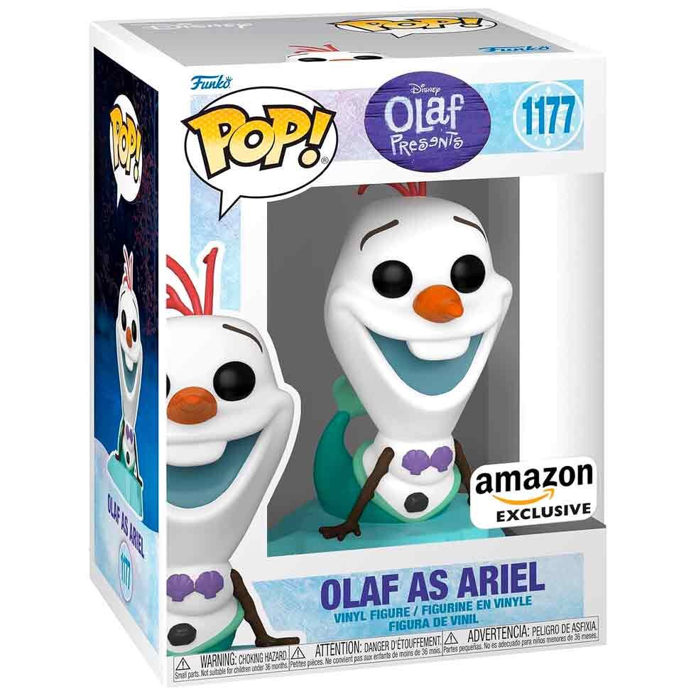 Figurine Funko POP! Disney Olaf Present Olaf as Ariel Exclusive