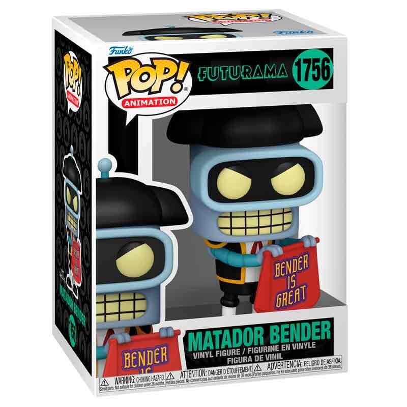 Figurine Funko POP! Futurama Matador Bender, vue 2