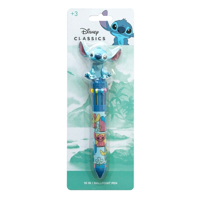 Stylo Disney Stitch 10 colours 3D