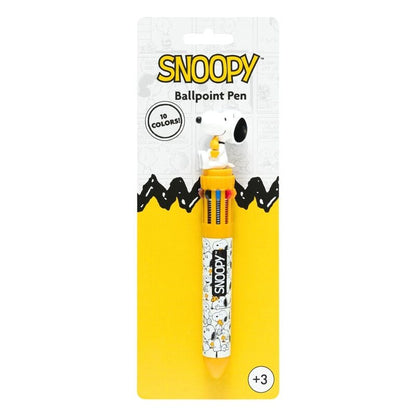 Stylo Peanuts Snoopy Lazy Days 10 colours 3D