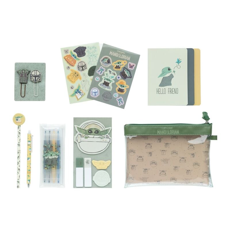Set de papeterie Star Wars The Mandalorian Grogu kit