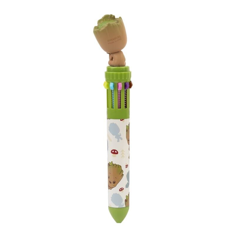 Stylo Marvel I Am Groot 10 colours 3D, vue 2