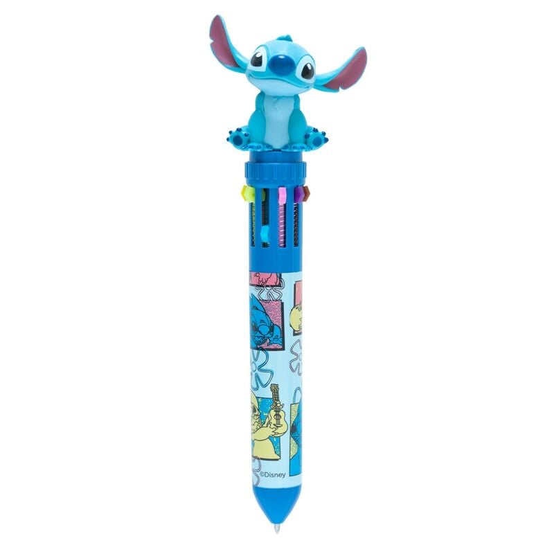 Stylo Disney Stitch 10 colours 3D, vue 3