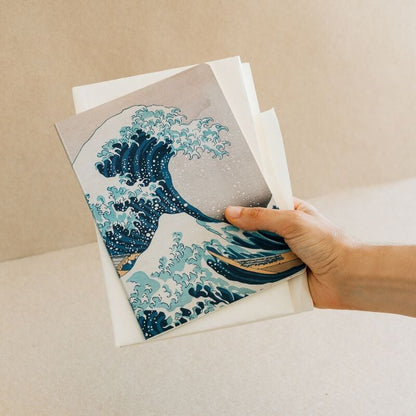 Cahier The Great Wave of Kanagawa Hokusai pack 3, vue 3