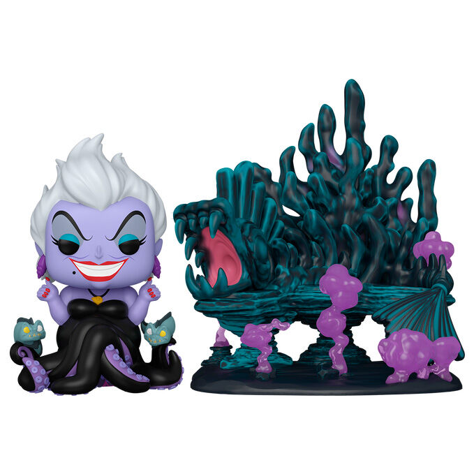 Figurine Funko POP! Town Disney Villains Ursula & Ursulas Lair, vue 2