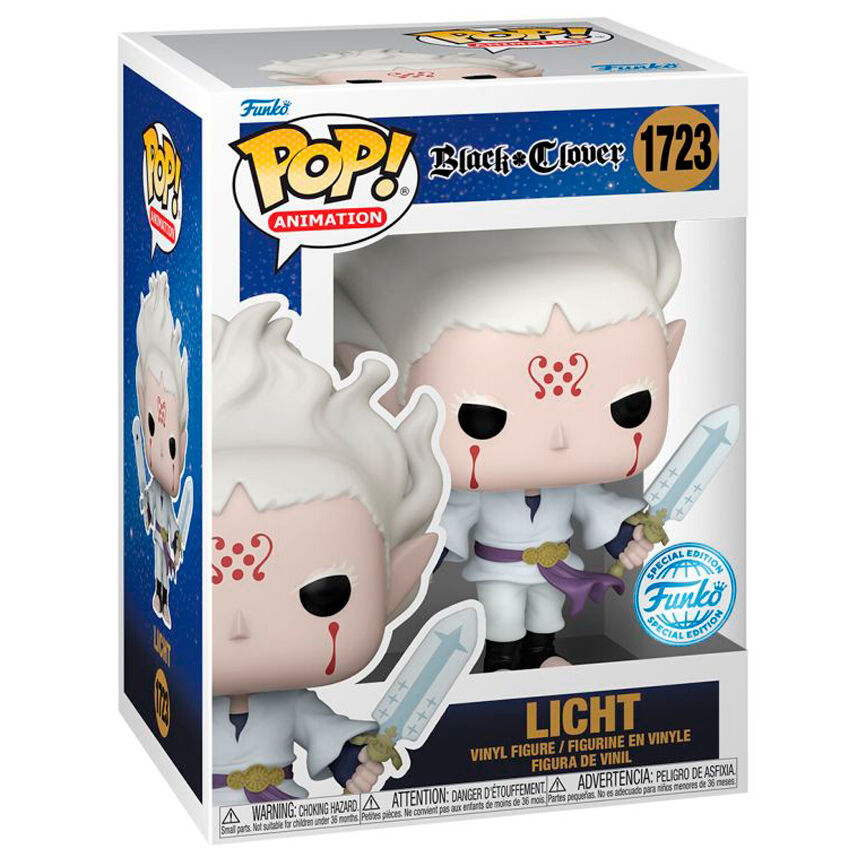 Figurine Funko POP! Black Clover Licht Exclusive, vue 2