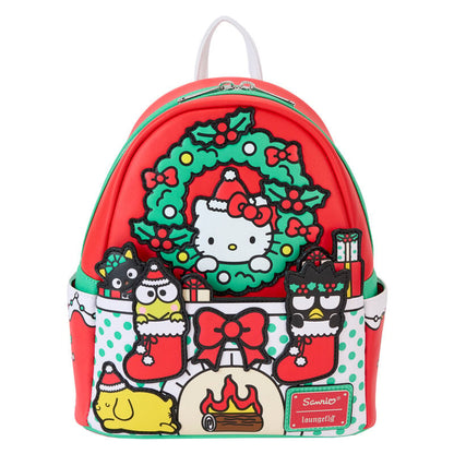 Sac à dos Loungefly Sanrio Hello Kitty Christmas 26 cm