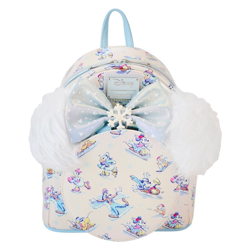 Sac à dos Loungefly Disney Mickey and Friends Winter Wonderland + headband set 26 cm