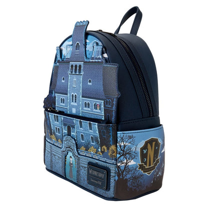 Sac à dos Loungefly Wednesday Nevermore Academy, vue 2