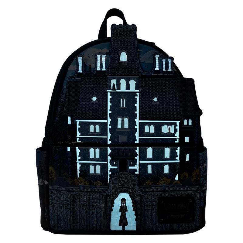 Sac à dos Loungefly Wednesday Nevermore Academy, vue 3