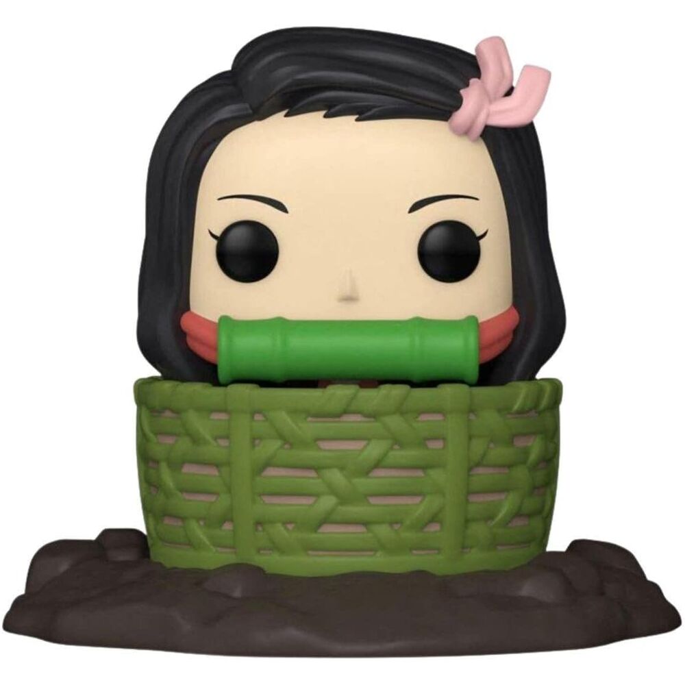 Figurine Funko POP! Deluxe Demon Slayer Kimetsu no Yaiba Nezuko Kamado in Basket Exclusive, vue 2