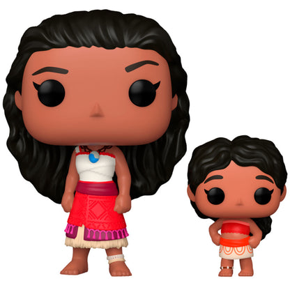 Figurine Funko POP! Disney Vaiana Moana 2 Moana & Simea, vue 2