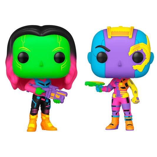 Figurine Funko POP! Blister 2 figuras POP Marvel Guardianes de la Galaxia Gamora & Nebula Exclusive