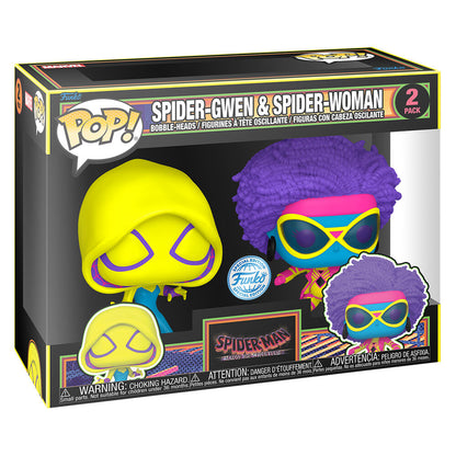 Figurine Funko POP! Blister 2 figuras POP Spider Man Spider Gwen & Spider Woman Exclusive, vue 2