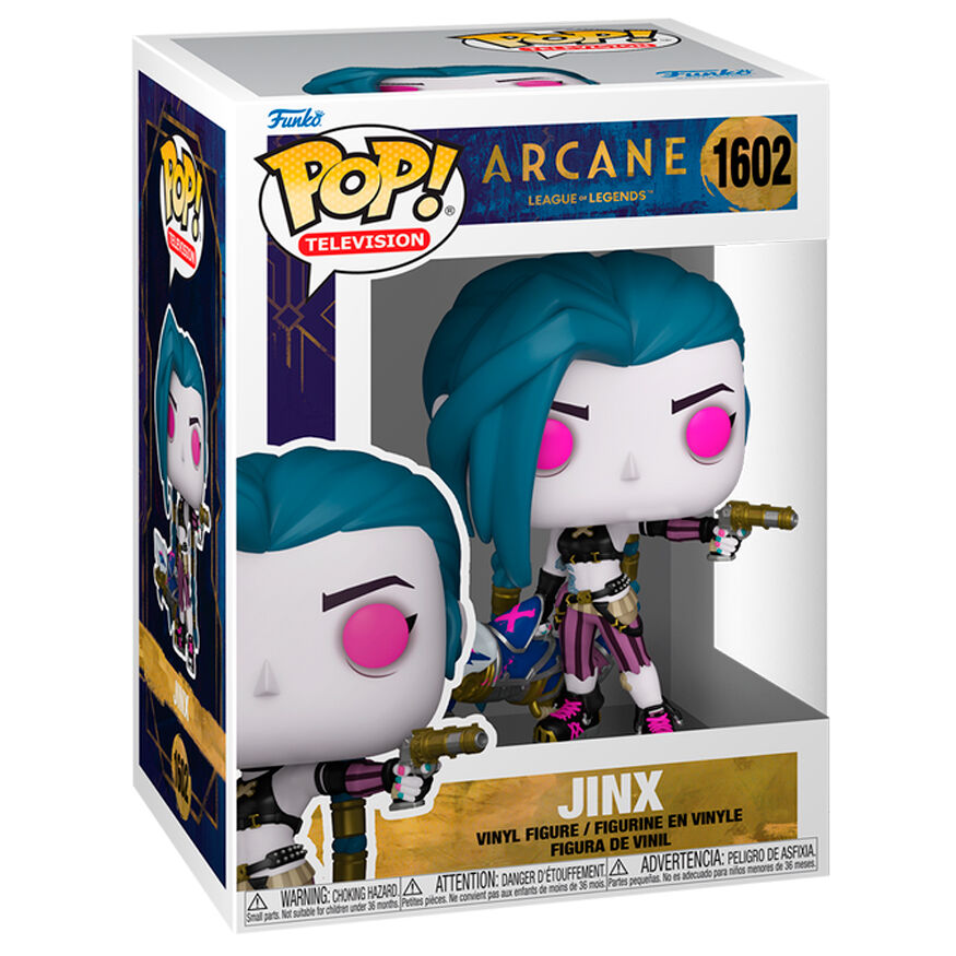 Figurine Funko POP! League of Legends Arcane Jinx, vue 2