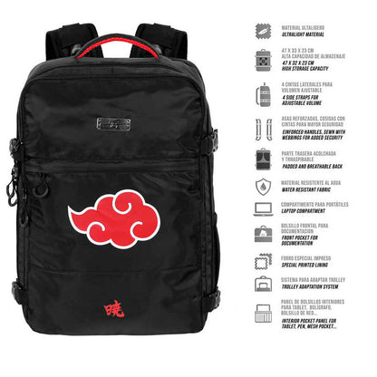 Sac à dos Naruto Shippuden Clouds 49 cm, vue 2