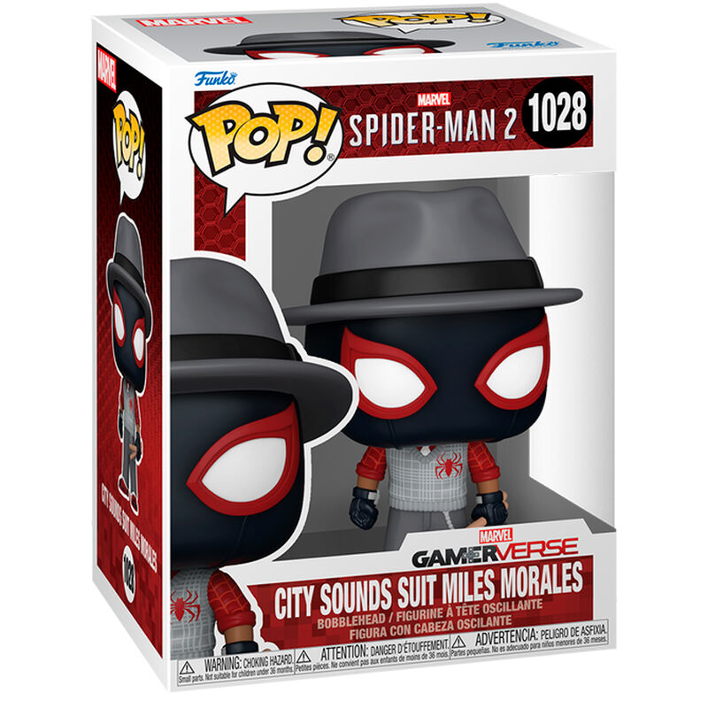 Figurine Funko POP! Marvel Spider Man 2 City Sounds Suit Miles Morales