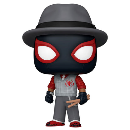 Figurine Funko POP! Marvel Spider Man 2 City Sounds Suit Miles Morales, vue 2