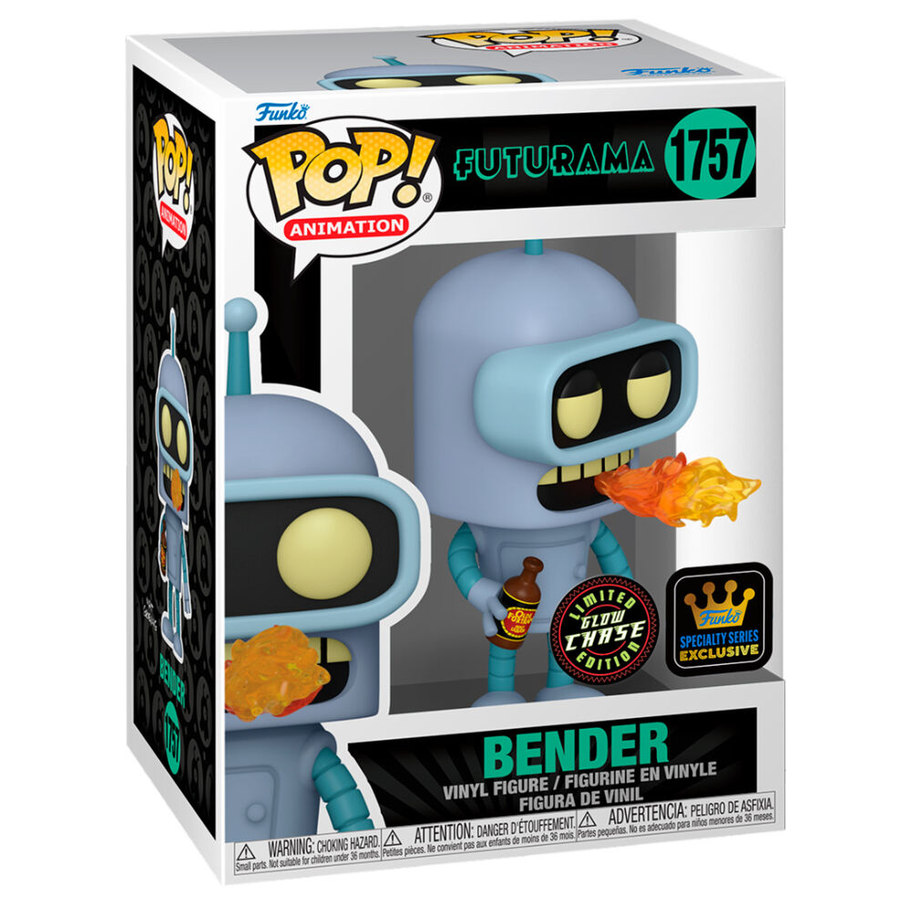 Figurine Funko POP! Futurama Bender Chase, vue 2