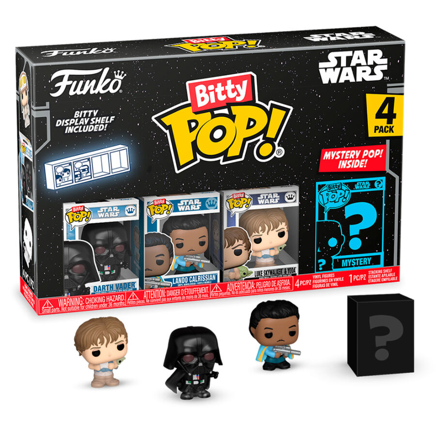 Figurine Funko POP! Blister 4 figuras Bitty POP Star Wars Darth Vader, vue 2
